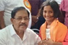 Home Minister honours DK girl Sannidhi for her election awareness drive